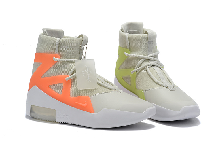 Nike Air Fear of God Grey Orange Green Shoes